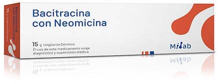 Bacitracina + Neomicina (Ungüento Dérmico) x 15 g. Farmex-Pluxee-Persistente